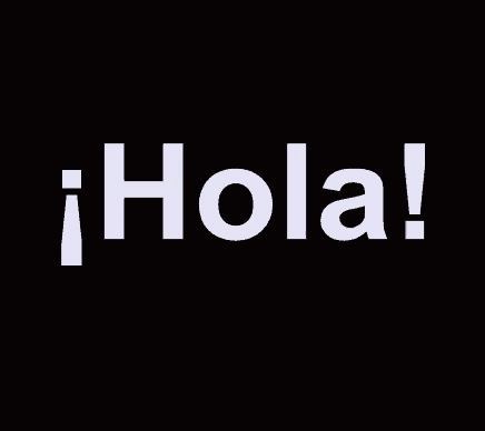 a black background with the words nunca dejes de hacerlo in white letters