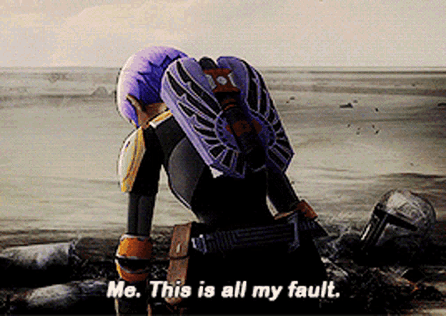 Star Wars Sabine Wren GIF - Star Wars Sabine Wren Me This Is All My Fault GIFs