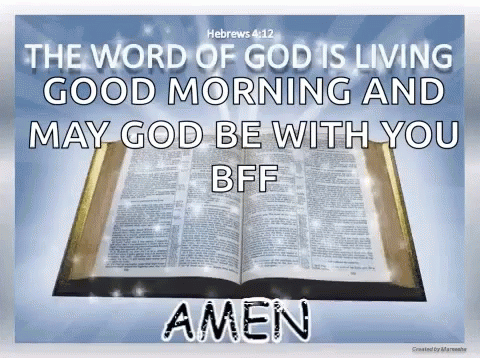 Good Morning May God Be With You GIF - Good Morning May God Be With You Amen GIFs