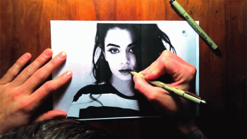 Doodle Drawing GIF - Doodle Drawing Portrait GIFs