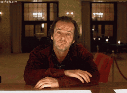 The Shining GIF - The Shining Jack Nicholson Straight Face GIFs
