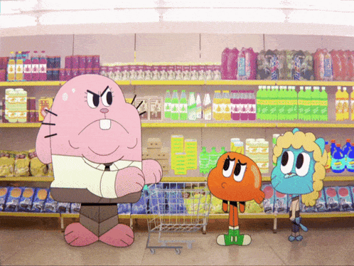 The Amazing World Of Gumball Shopping GIF - The Amazing World Of Gumball Shopping Shop GIFs