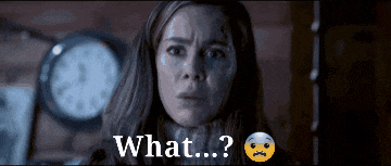 a woman with a sad face and the words " what " below her