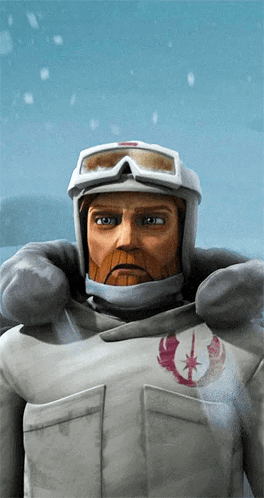 Obi Wan Snow Suit GIF - Obi Wan Snow Suit Obi Wan Clone Wars GIFs