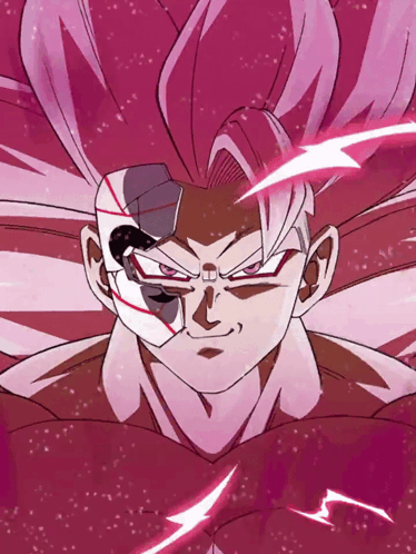 Goku Black Crimson Masked Saiyan GIF