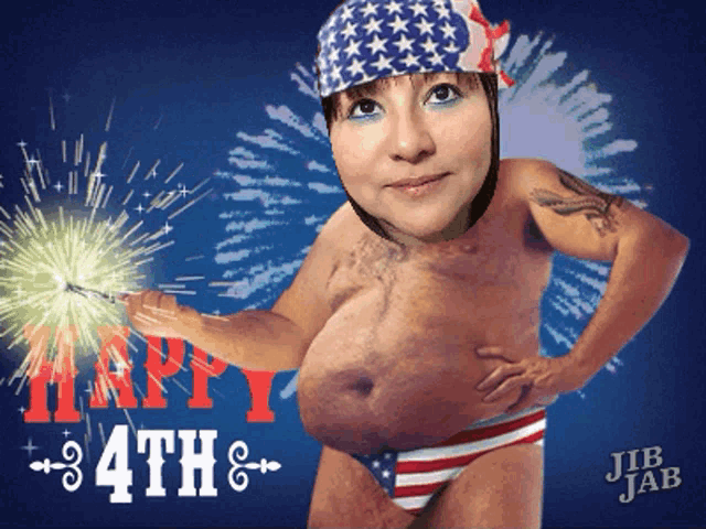 Happy Fourth Of July Funny GIF - Happy Fourth Of July Funny Sparklers GIFs