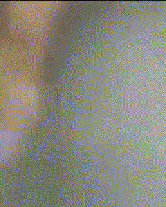 a blurry picture of a person 's face behind a frosted glass