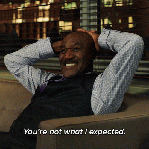 Youre Not What I Expected Adrian Boseman GIF - Youre Not What I Expected Adrian Boseman The Good Fight GIFs