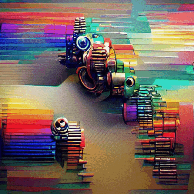 Mechanical Colors Virtualdream GIF - Mechanical Colors Virtualdream Art GIFs