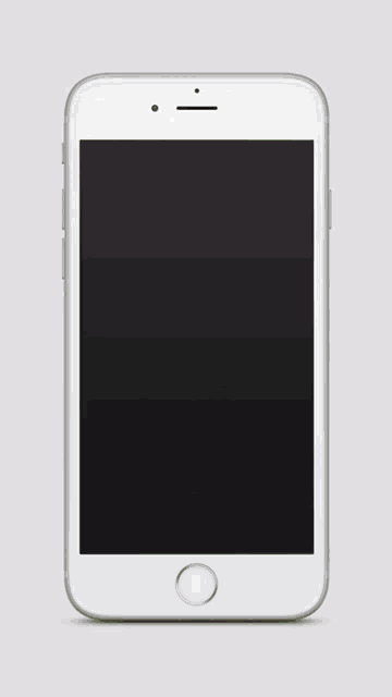 a white cell phone with a christmas border on the screen