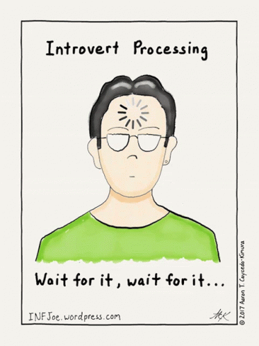 Introvert Processing GIF - Introvert Processing Wait For It GIFs