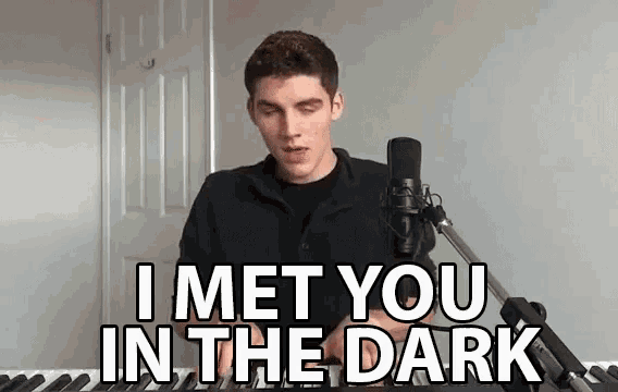 I Met You In The Dark Singing GIF - I Met You In The Dark Singing Playing Piano GIFs