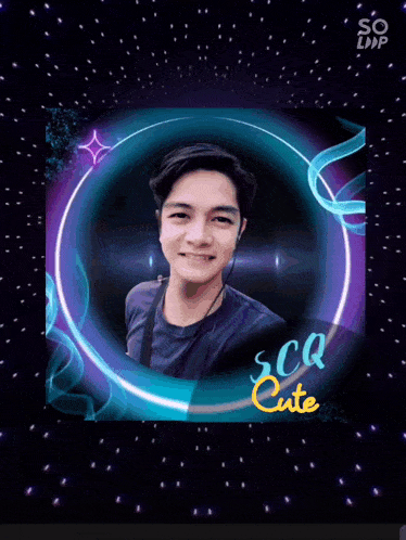 a picture of a man with the name scq cute