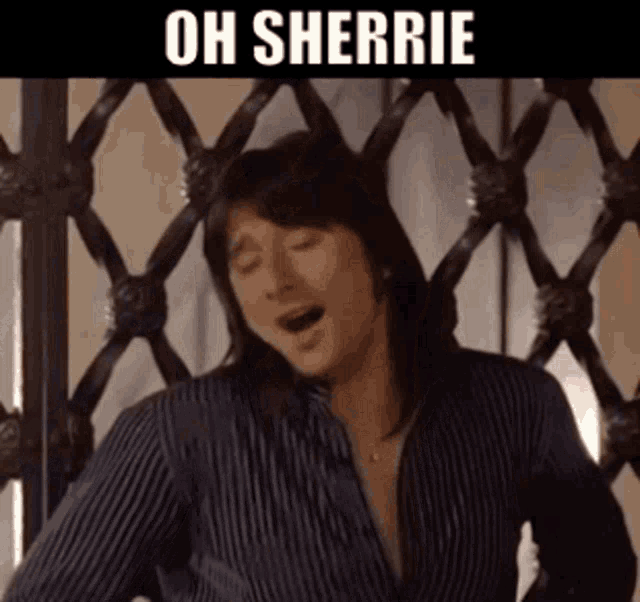 Steve Perry Oh Sherrie GIF - Steve Perry Oh Sherrie Journey GIFs