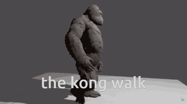 Kong Walk GIF - Kong Walk GIFs