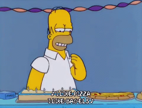 Bagel Homer Simpson GIF - Bagel Homer Simpson The Simpsons GIFs