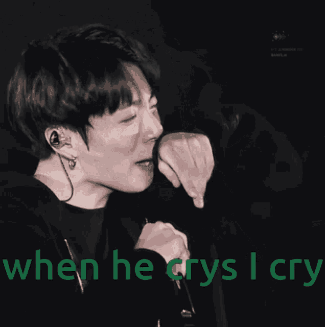 When He Cries I Cry GIF - When He Cries I Cry Bts GIFs