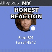 a picture of a woman with the words my honest reaction