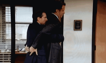 Michael Scott Will Ferrell GIF - Michael Scott Will Ferrell Hug GIFs