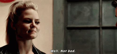 Once Upon A Time Emma Swan GIF - Once Upon A Time Emma Swan Well Not Bad GIFs