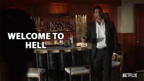 Welcome To Hell Lucifer Morningstar GIF
