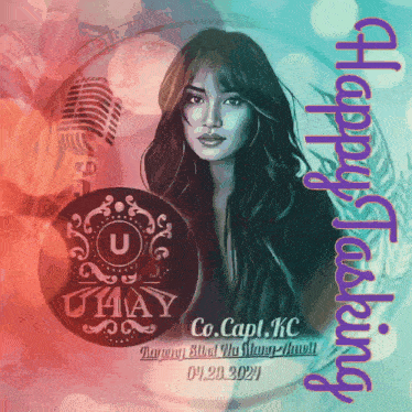 a poster that says happy birthday uaay