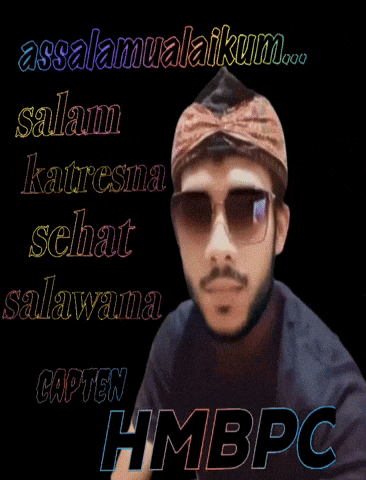 a man wearing sunglasses and a turban is surrounded by text that says assalamualaikum