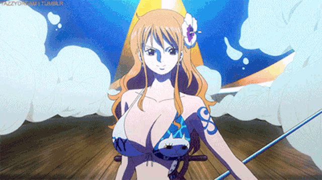 a woman in a bikini has a tattoo on her arm that says " ss "