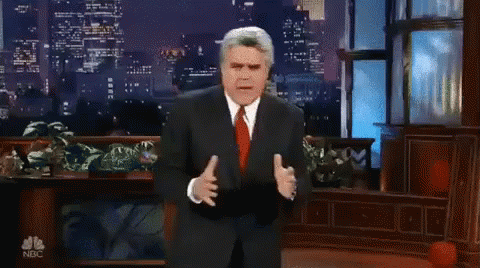 Jay Leno - Back And Forth GIF - Jay Leno Back And Forth Cant Decide GIFs