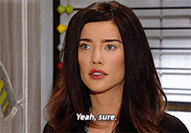 The Bold And The Beautiful Steffy Forrester GIF - The Bold And The Beautiful Steffy Forrester Yeah Sure GIFs