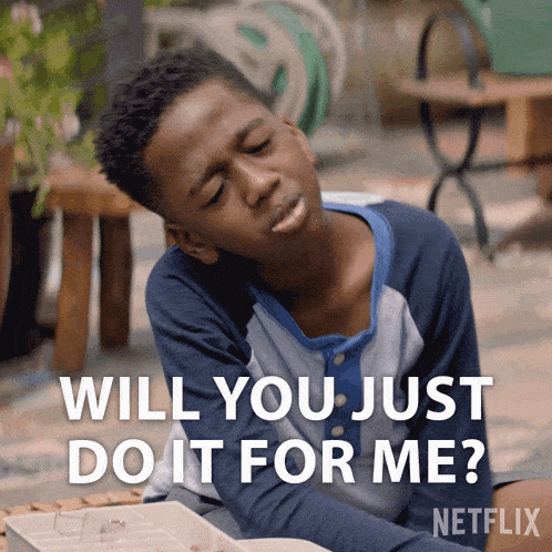 Will You Just Do It For Me Dashiell Fisher GIF - Will You Just Do It For Me Dashiell Fisher Me Time GIFs