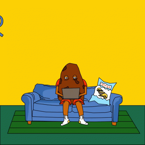 Register To Vote Couch Potato GIF - Register To Vote Couch Potato Without Leaving Your Couch GIFs
