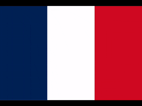 a blue , white and red flag with a black background .