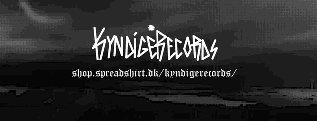 a black and white advertisement for kyndigerrecords