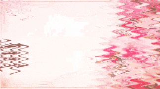 a pink and white wave pattern with a white frame