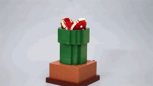 Piranha Plant Lego GIF - Piranha Plant Lego GIFs