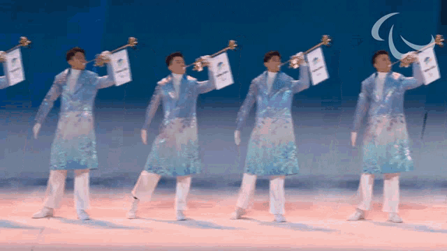 Trumpeters Opening Ceremony GIF - Trumpeters Opening Ceremony Pivoting GIFs