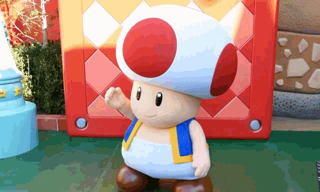 Super Nintendo World Mario World GIF - Super Nintendo World Mario World Toad GIFs