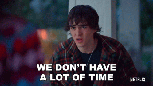 We Dont Have A Lot Of Time Luke GIF - We Dont Have A Lot Of Time Luke Charlie Gillespie GIFs