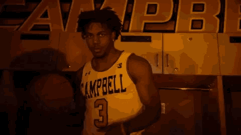 Basketball Chris Clemons GIF - Basketball Chris Clemons Campbell University GIFs