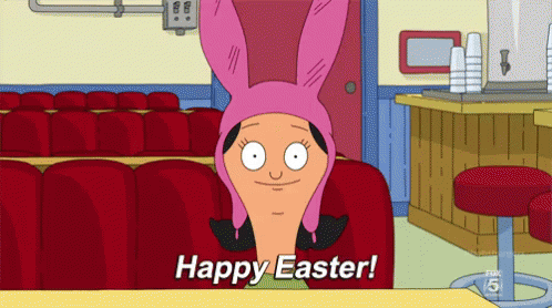Happy Easter! GIF - Bobs Burgers Louise Happy Easter GIFs