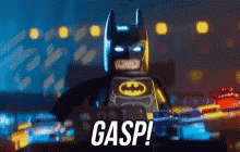 Gasp Lego Batman GIF - Gasp Lego Batman GIFs