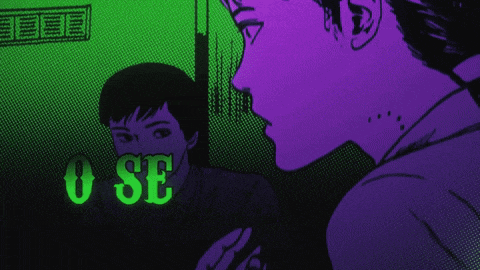 a cartoon of a man looking at himself in a mirror with the words o seu below him