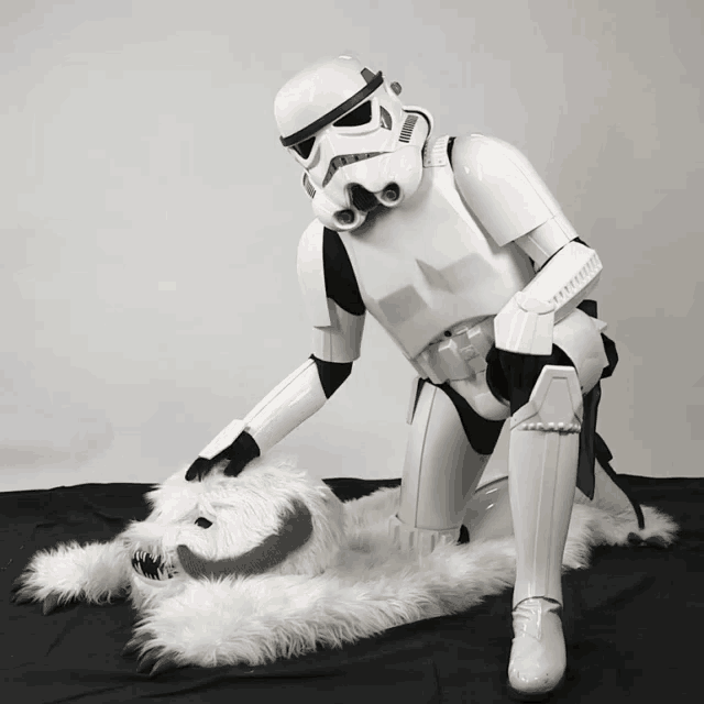 Stormtrooper Caress GIF - Stormtrooper Caress Star Wars GIFs