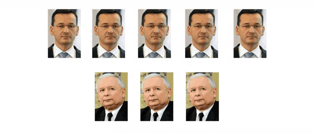 several pictures of a man in a suit and tie are shown