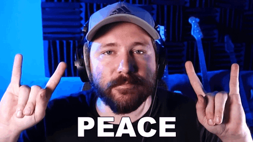 Peace Michael Kupris GIF - Peace Michael Kupris Become The Knight GIFs