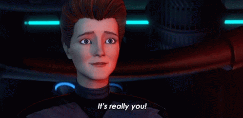Its Really You Captain Kathryn Janeway GIF - Its Really You Captain Kathryn Janeway Star Trek Prodigy GIFs