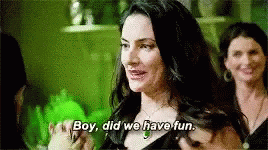 Madchen Amick Boy Did We Have Fun GIF - Madchen Amick Boy Did We Have Fun Witches Of Eastend GIFs
