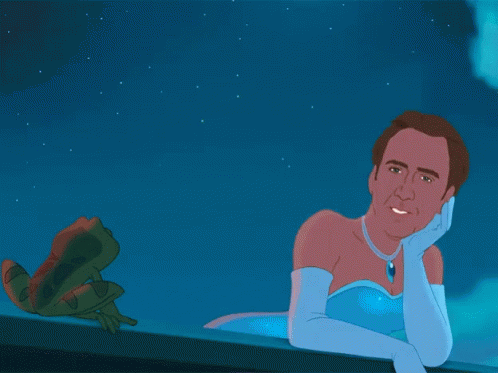 Nicolas Cage Meme GIF - Nicolas Cage Meme Princess And The Frog GIFs