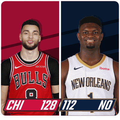 two basketball players from the bulls and the new orleans